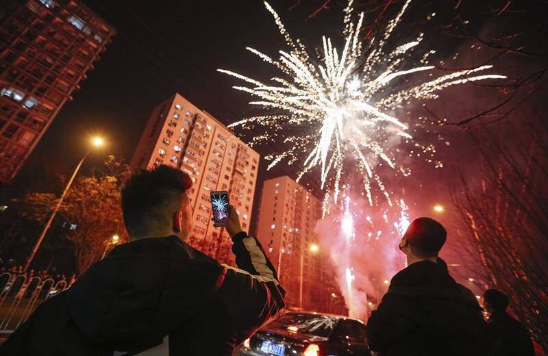 Año nuevo en Hong Kong. Foto de EFE