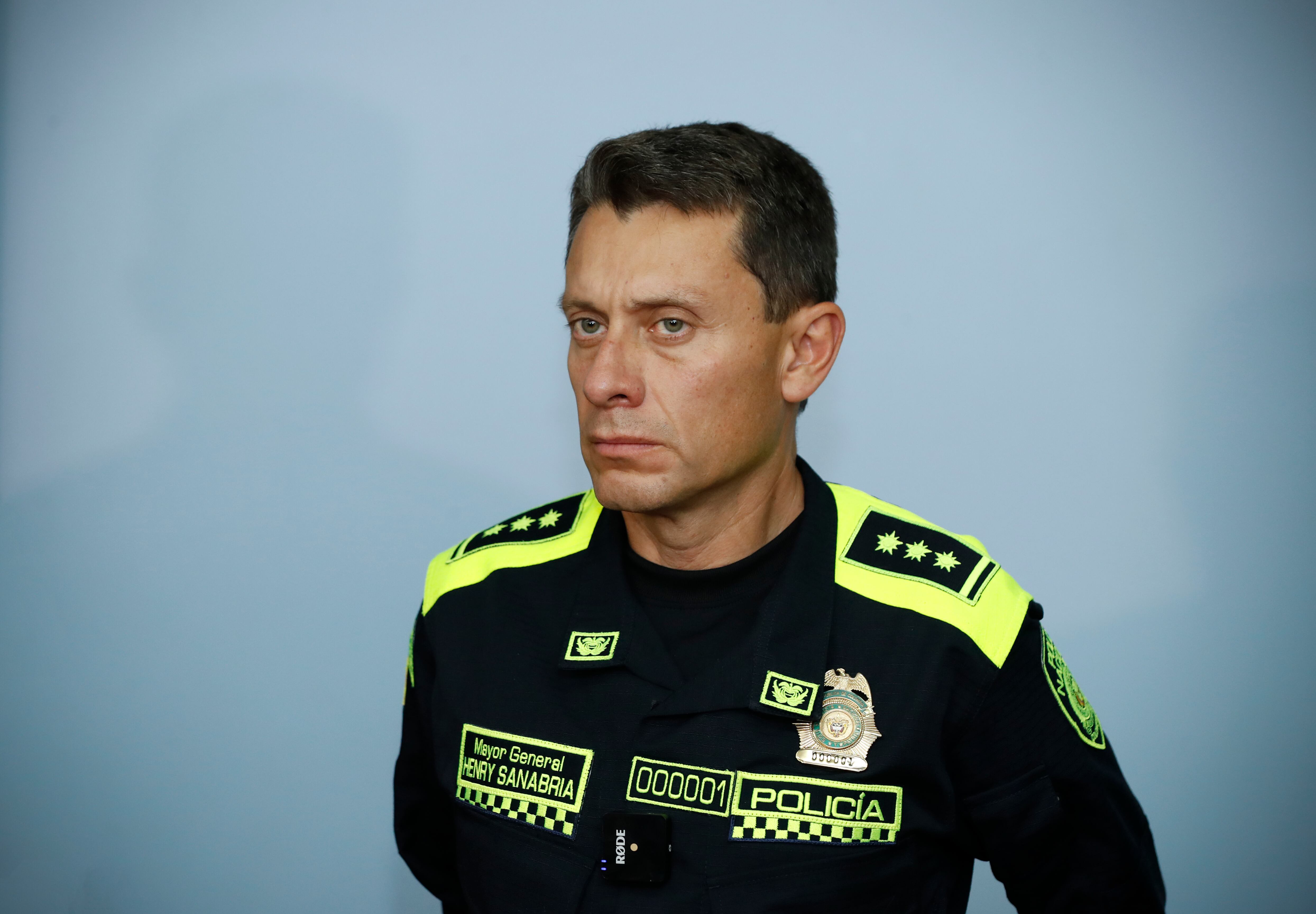Mayor general Henry Armando Sanabria Cely director de la Policía Nacional