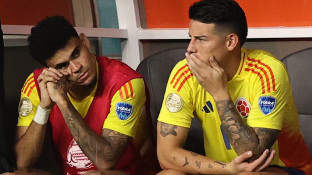 Luis Díaz y James Rodríguez, máximas figuras de la Selección Colombia