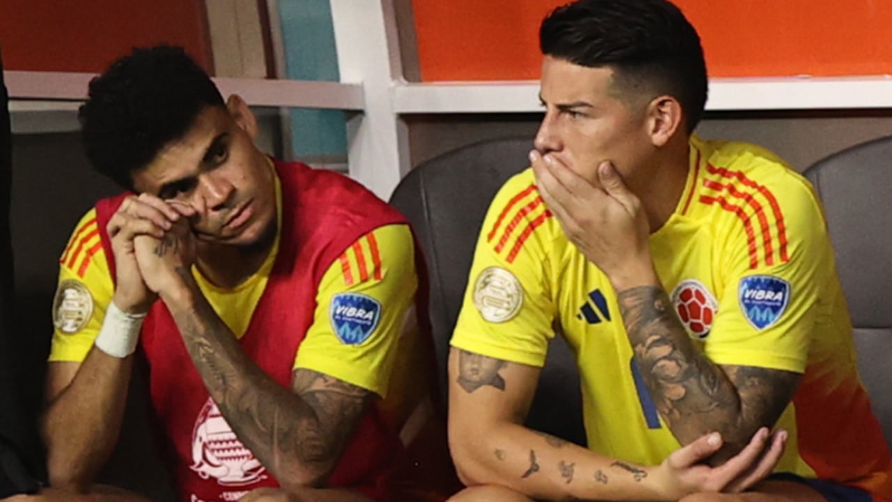 Luis Díaz y James Rodríguez, máximas figuras de la Selección Colombia