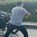 Dos conductores protagonizaron riña en plena vía de Barranquilla.