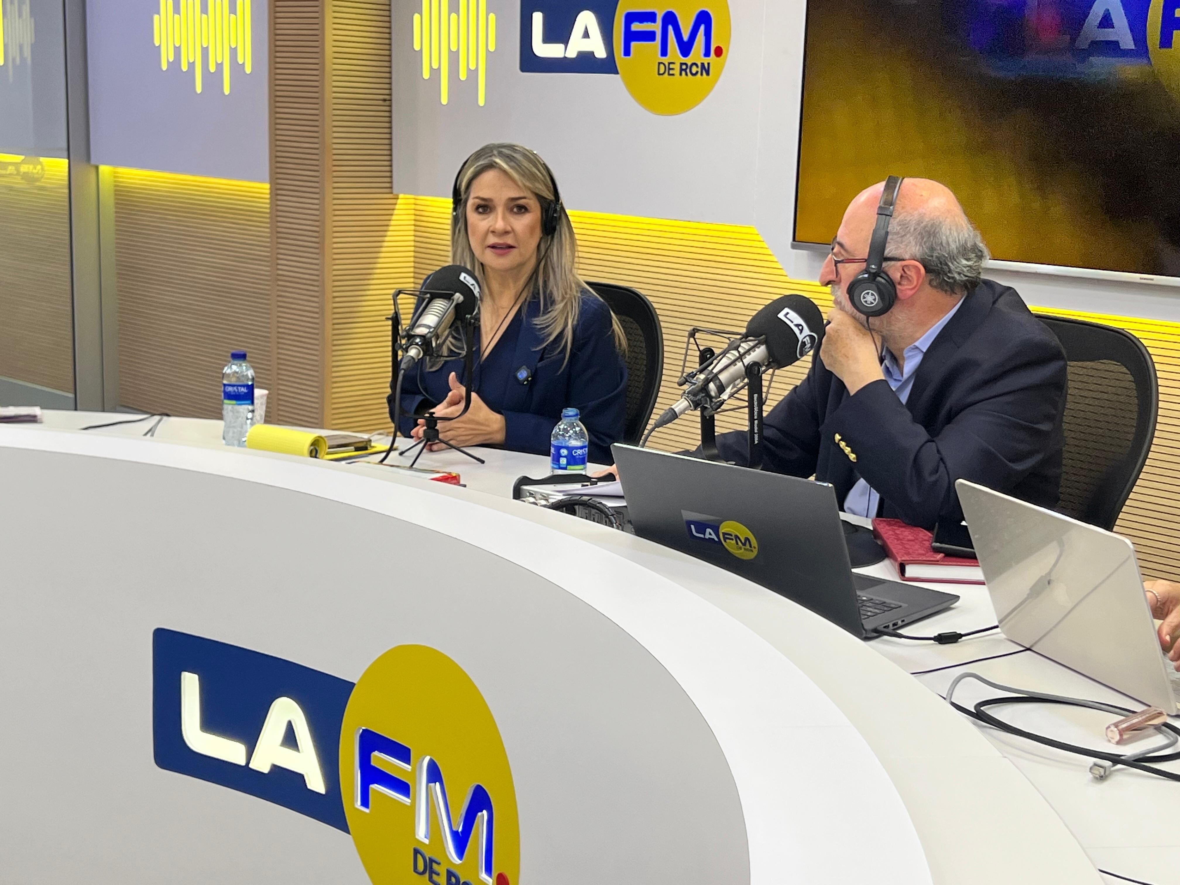 Vicky Dávila en entrevista en La Fm