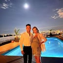 Falcao García acompañado de su esposa Lorelei Tarón