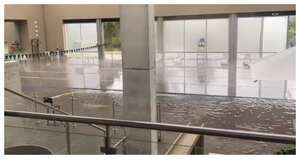 Inundación en la Pradera, de Potosí, en La Calera