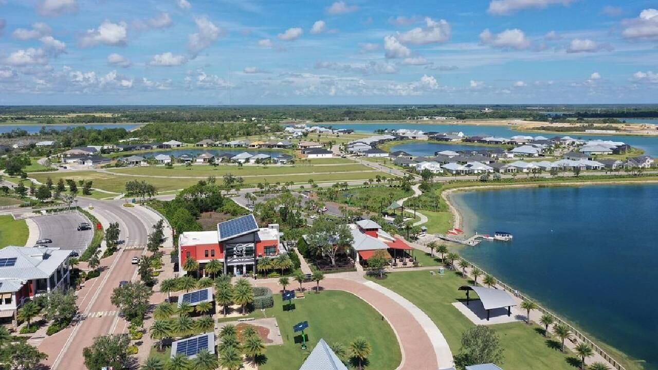 Babcock Ranch cuenta con un parque solar de 700.000 paneles para 2.000 viviendas.