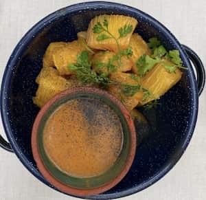 Las yucas de concho son una excelente opción para empezar un almuerzo o una cena en Pasto.