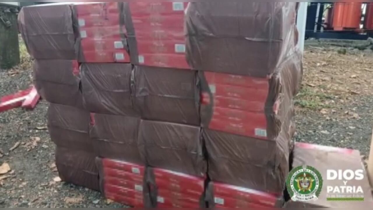 Según las investigaciones, el cargamento pertenece a una organización delincuencial