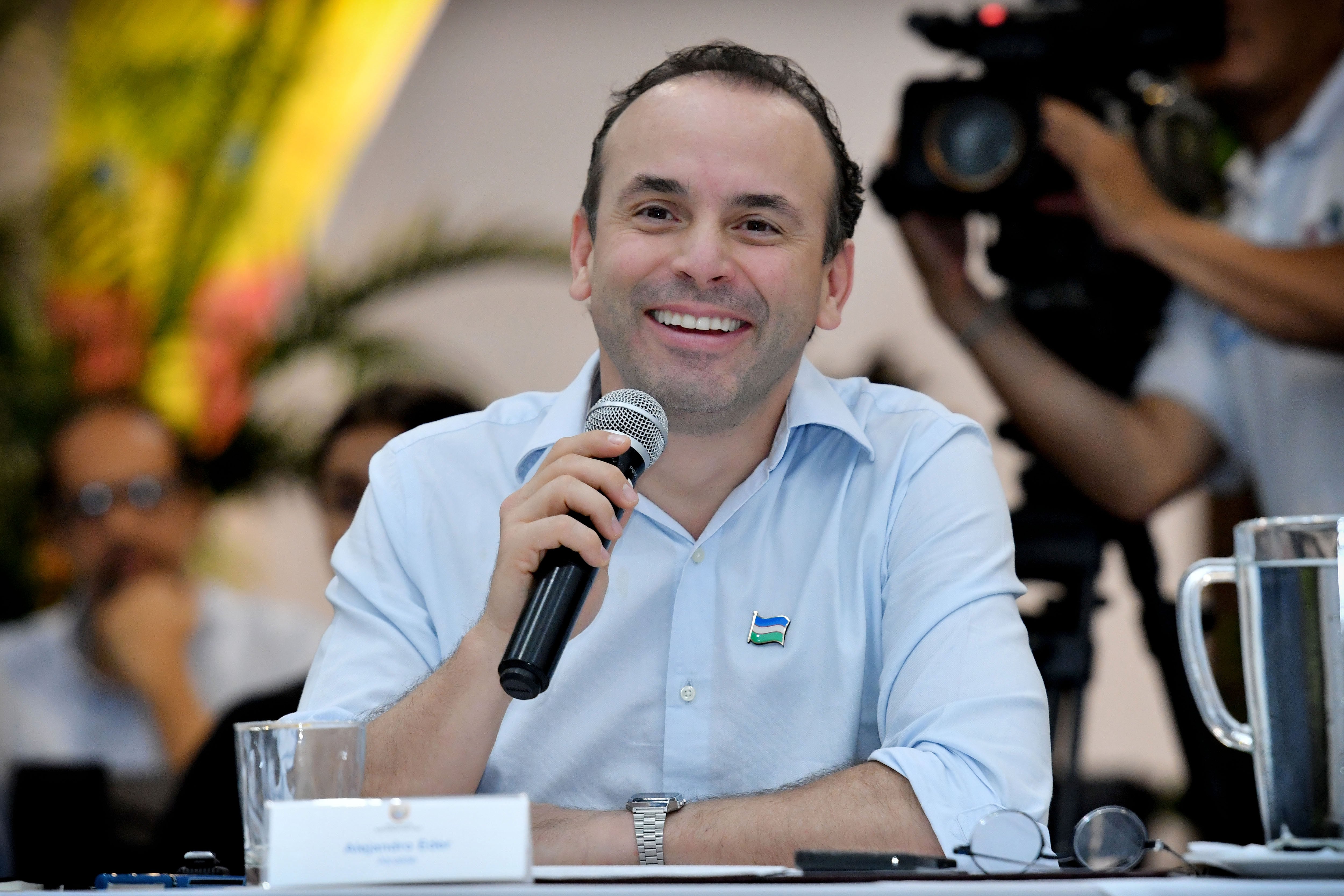 Alejandro Eder, alcalde de Cali.