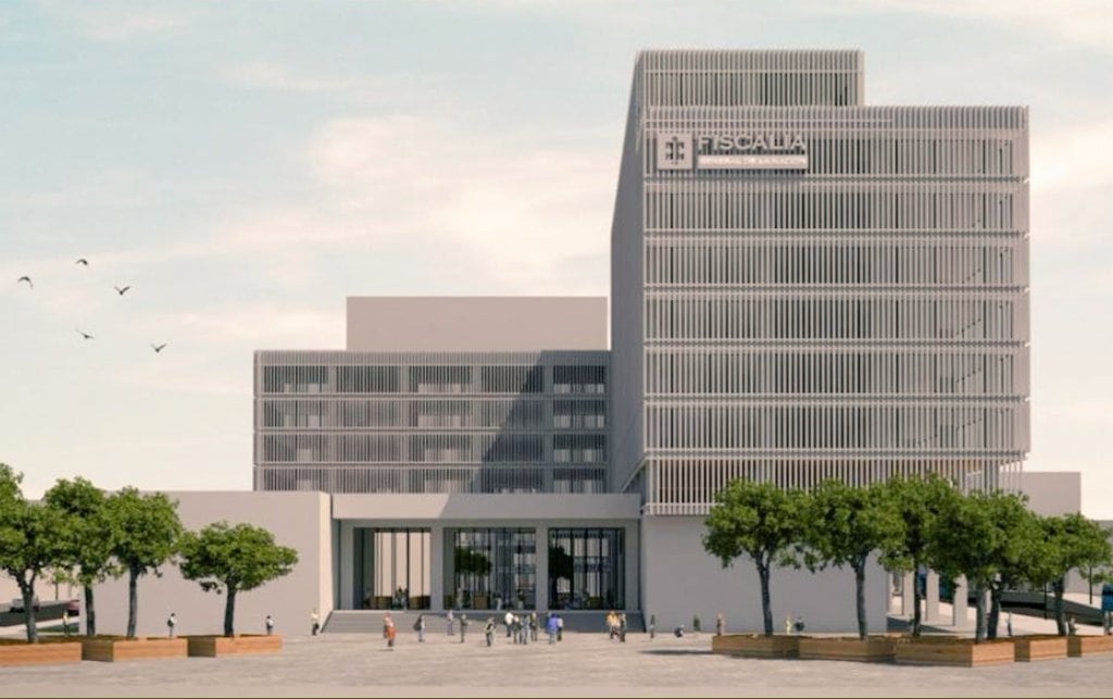 Así se verá el búnker de la Fiscalía en Cali.