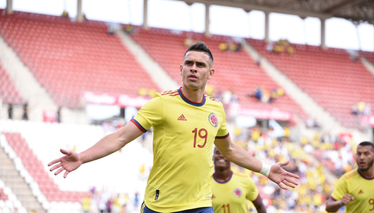 El delantero llegó a su primer tanto con la selección de Mayores.