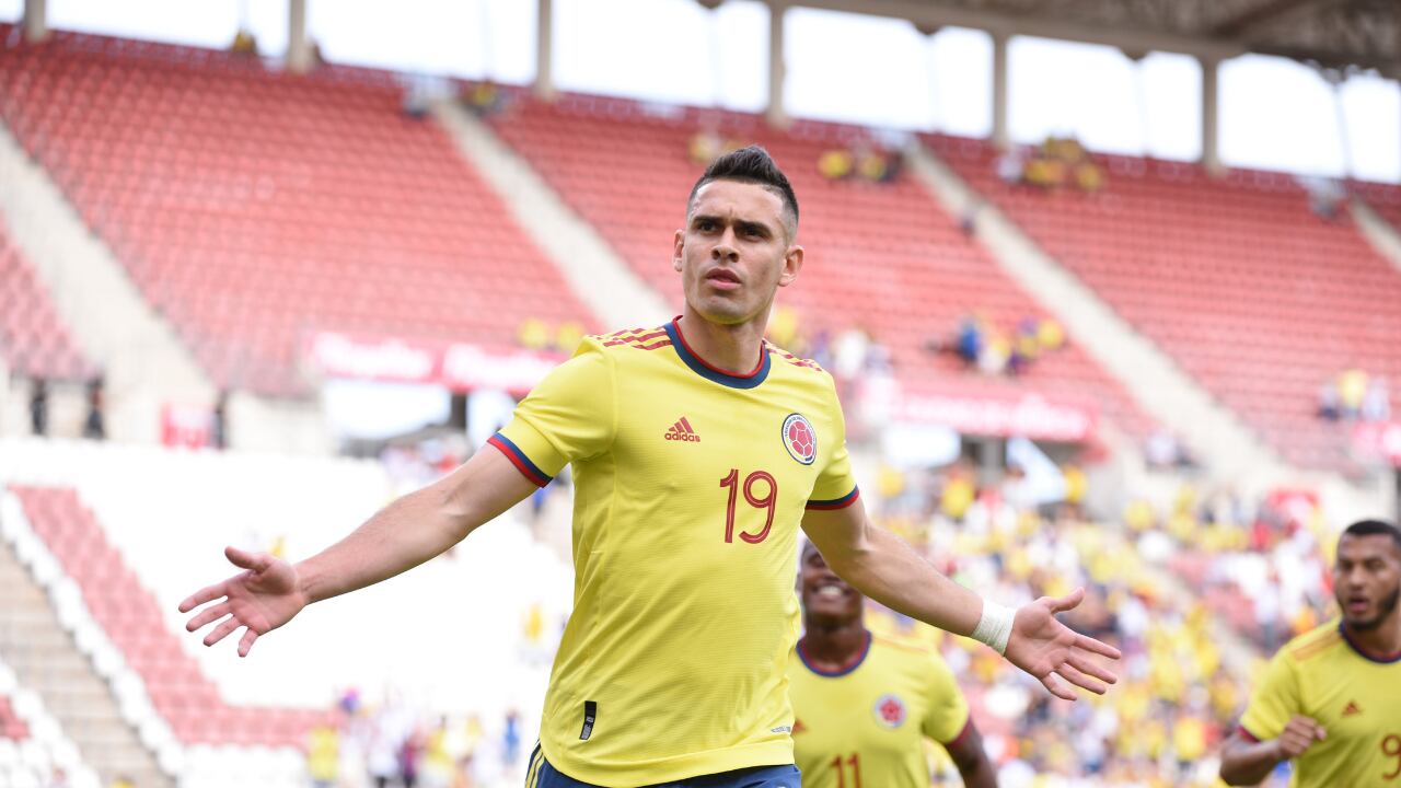 El delantero llegó a su primer tanto con la selección de Mayores.