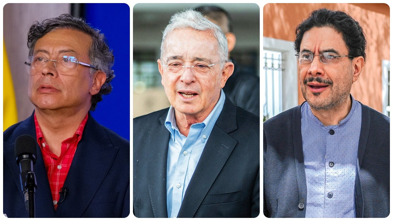 El expresidente Álvaro Uribe se refirió en una publicación al presidente Gustavo Petro y el candidato presidencial Iván Cepeda.
