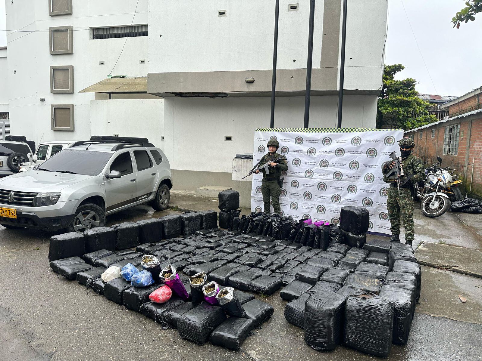 Droga decomisada a las disidencias y carteles mexicanos.