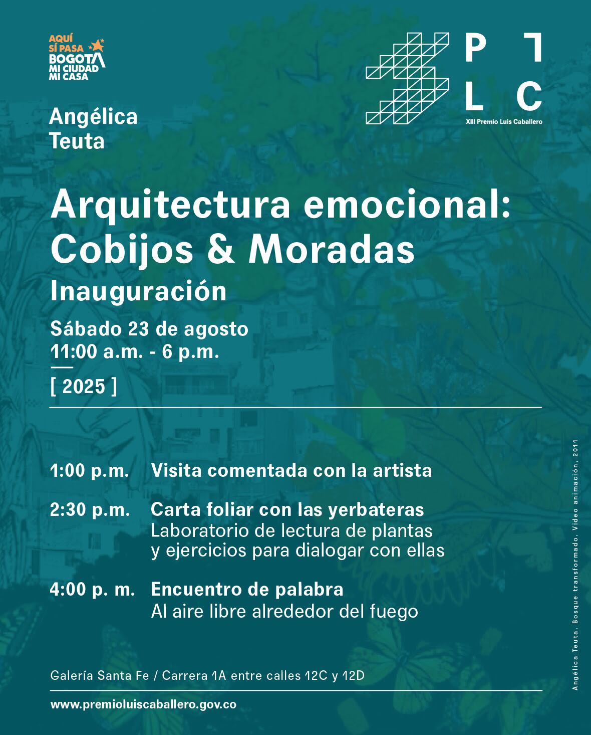 'Arquitectura emocional: Cobijos y Moradas', proyecto nominado al XIII Premio Luis Caballero, de la artista Angélica Teuta.