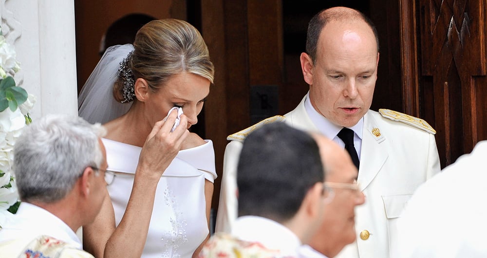 El príncipe Alberto y la princesa Charlene. 