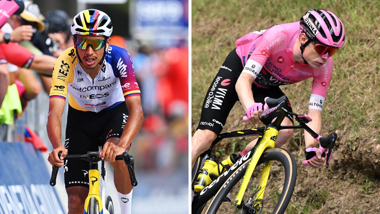 Egan Bernal y Jonas Vingegaard en este Giro de Italia 2026.