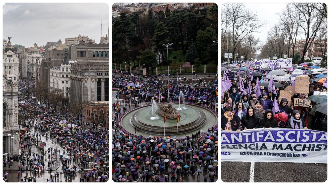 Marchas 8M en Madrid, España