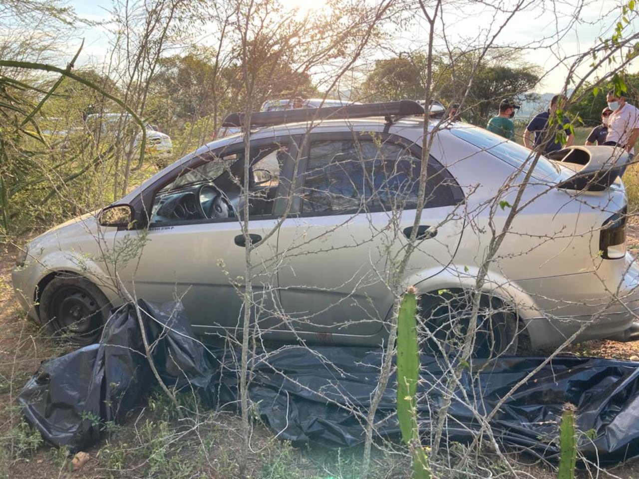 Masacre Guaduas, carro