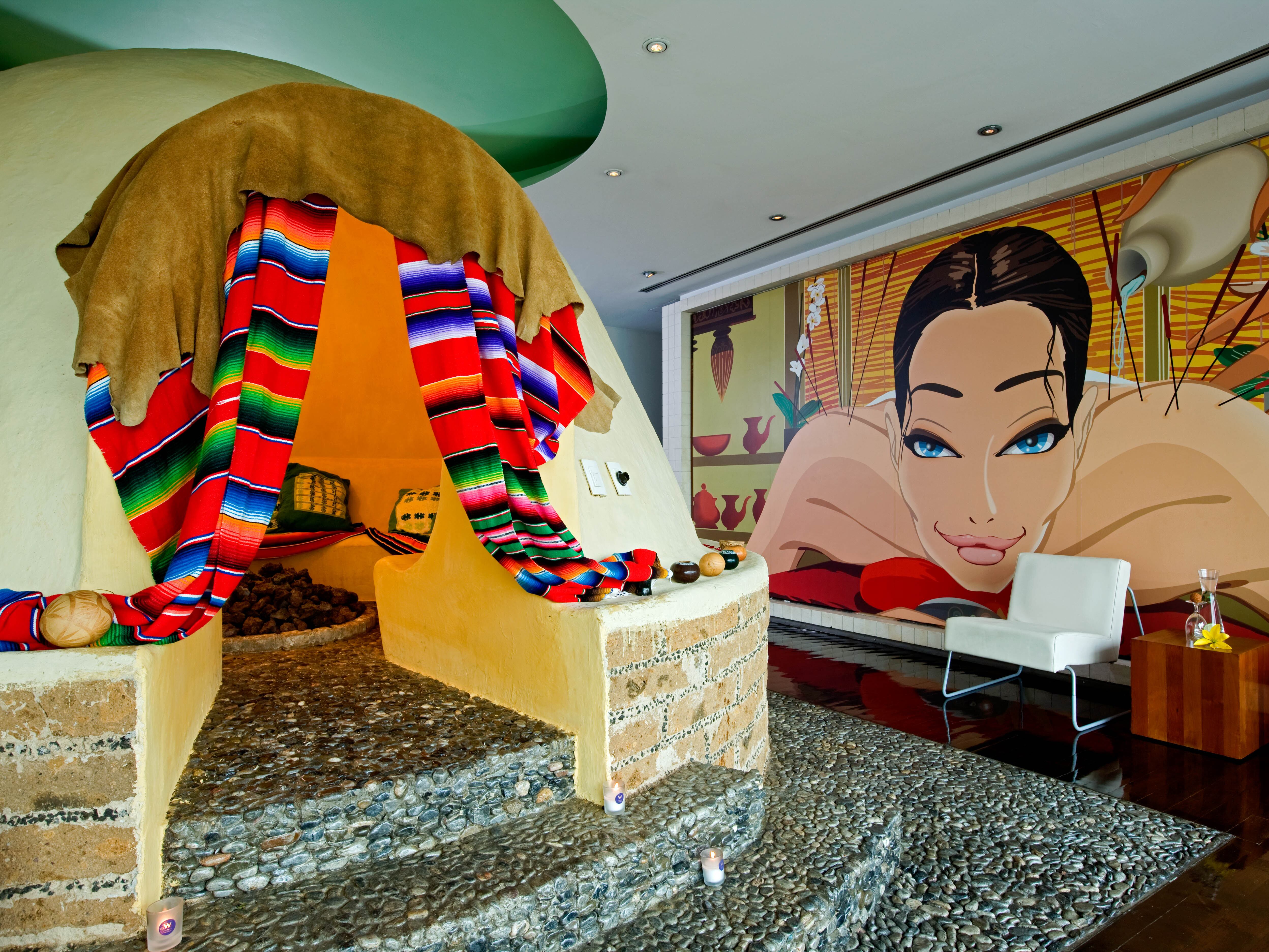 El temazcal, un baño de vapor ancestral de comunidades del centro de México, puede ser una manera de relajarse desde la comodidad del W Mexico City.