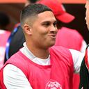 Juan Fernando Quintero, durante el juego con Colombia vs. Paraguay en Copa América