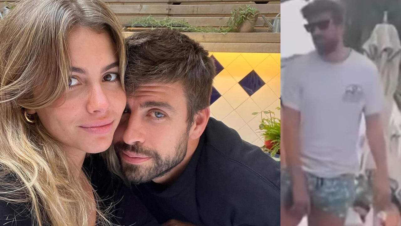 El 'look' juvenil de Piqué en la playa que desató burlas.