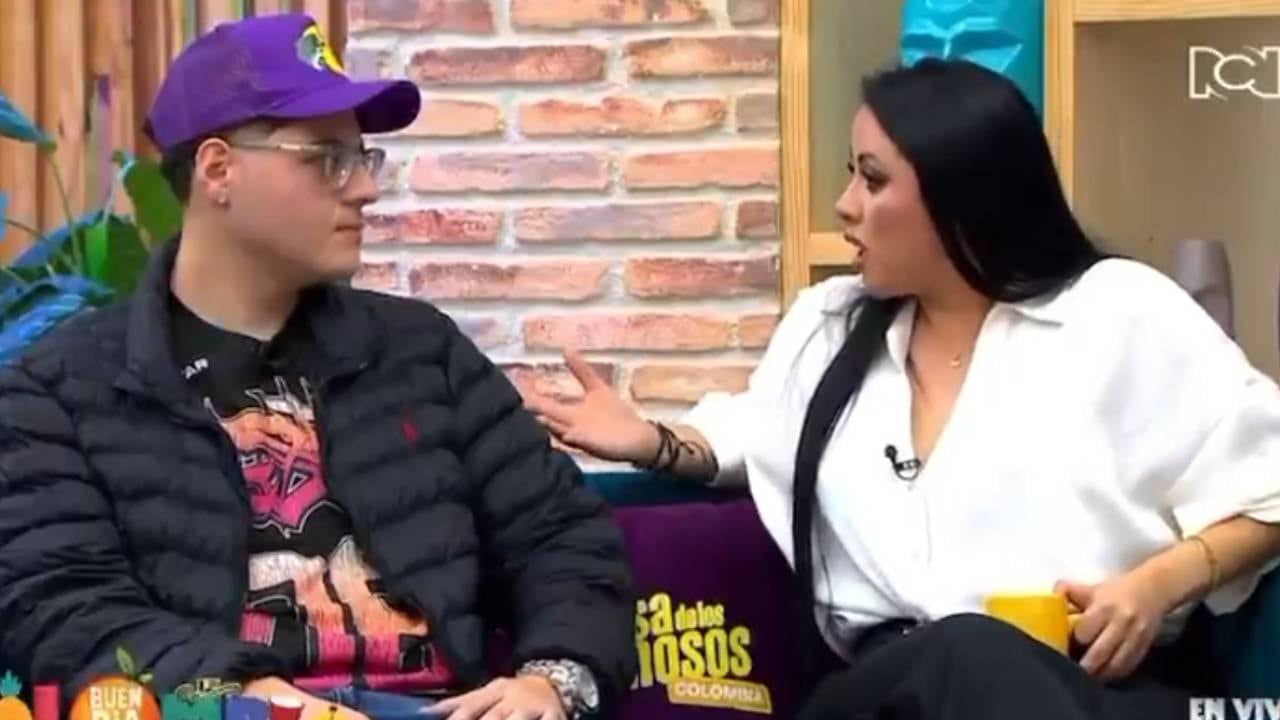 Juliana Calderón y Juan José Ramírez se encontraron en Buen día, Colombia.