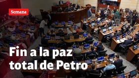 Se acaba la paz total de Petro: vea lo que se aprobó en el Congreso