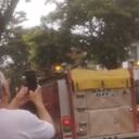 La conflagración se presentó en la carrera 77 # 3D-10, en el barrio Nápoles, al sur de Cali.