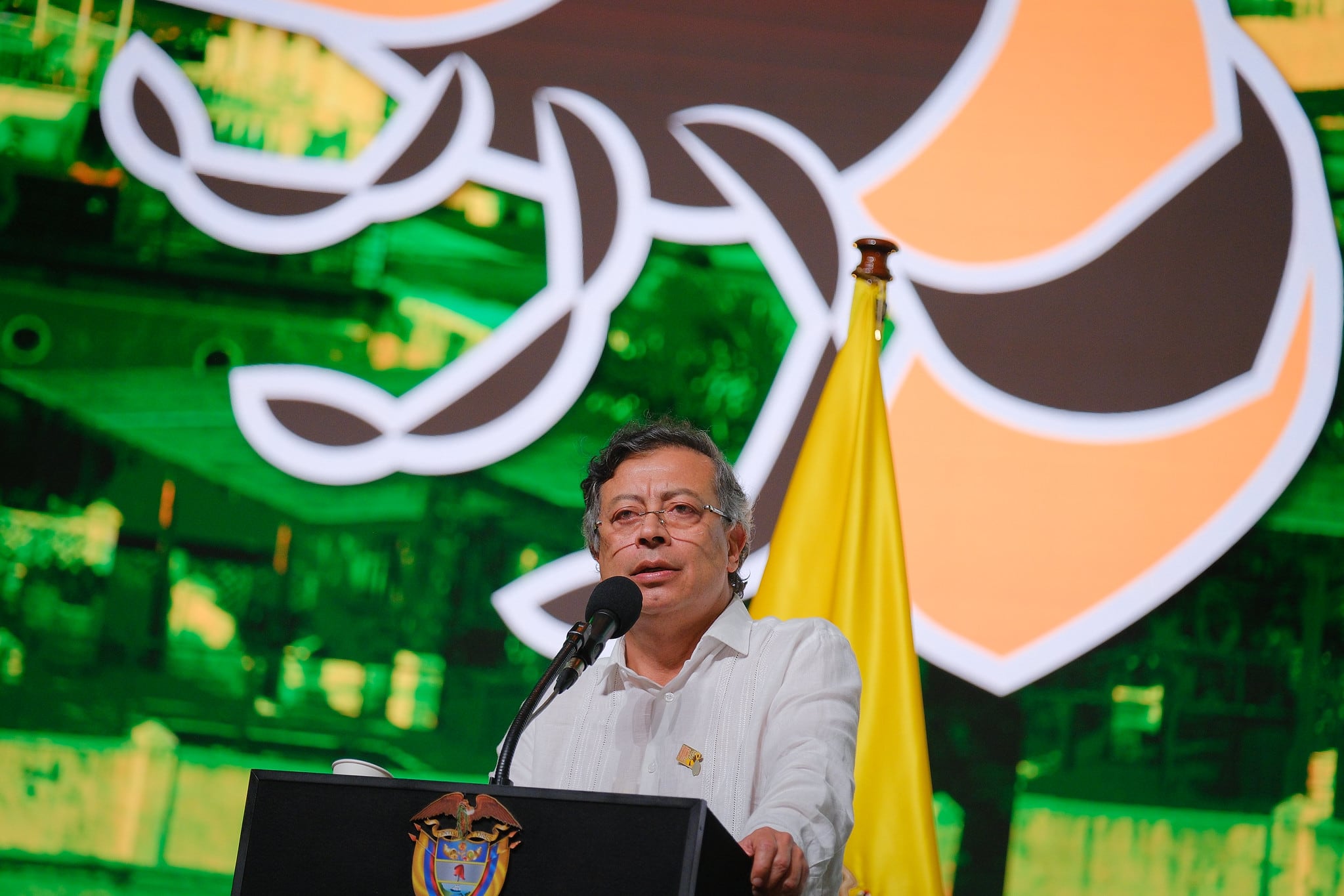 El presidente, Gustavo Petro, el 24 de febrero de 2026, en Cartagena (Colombia)
