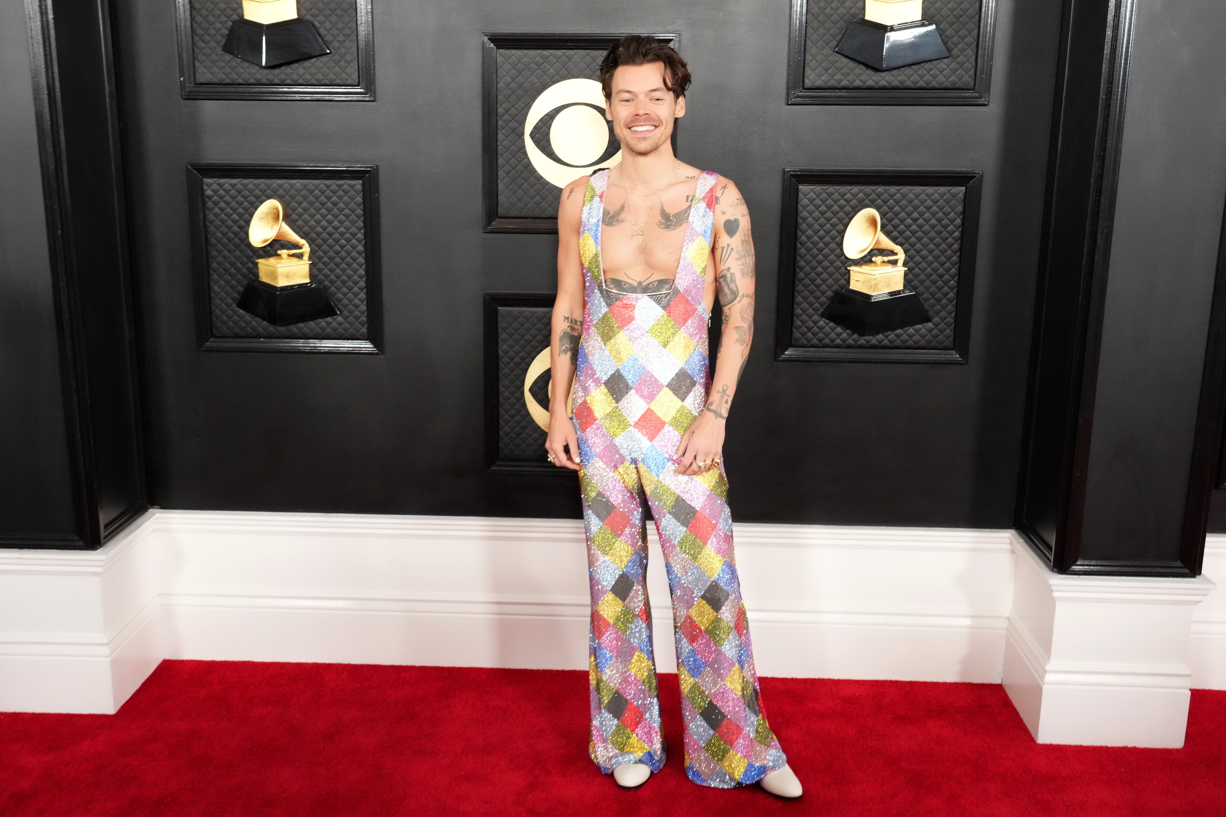 LOS ANGELES, CALIFORNIA - FEBRUARY 05: (FOR EDITORIAL USE ONLY) Harry Styles attends the 65th GRAMMY Awards on February 05, 2023 in Los Angeles, California. (Photo by Jeff Kravitz/FilmMagic)