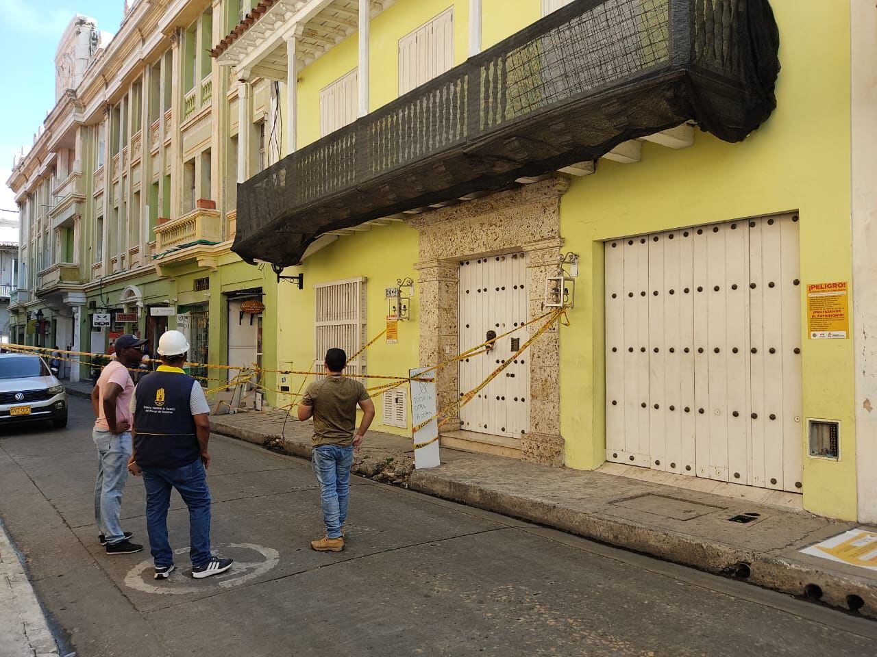 Caída de Balcón en el Centro Histórico
