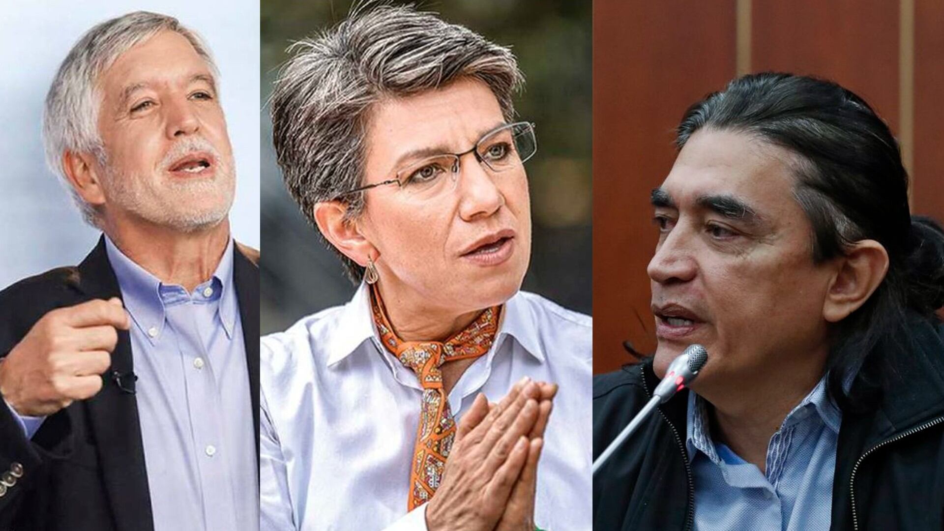 Enrique Peñalosa, Claudia López y Gustavo Bolívar, enfrentados por la llegada del primer vagón del Metro de Bogotá.