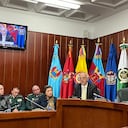 Ministro de Defensa Iván Velásquez respondió en el Congreso.