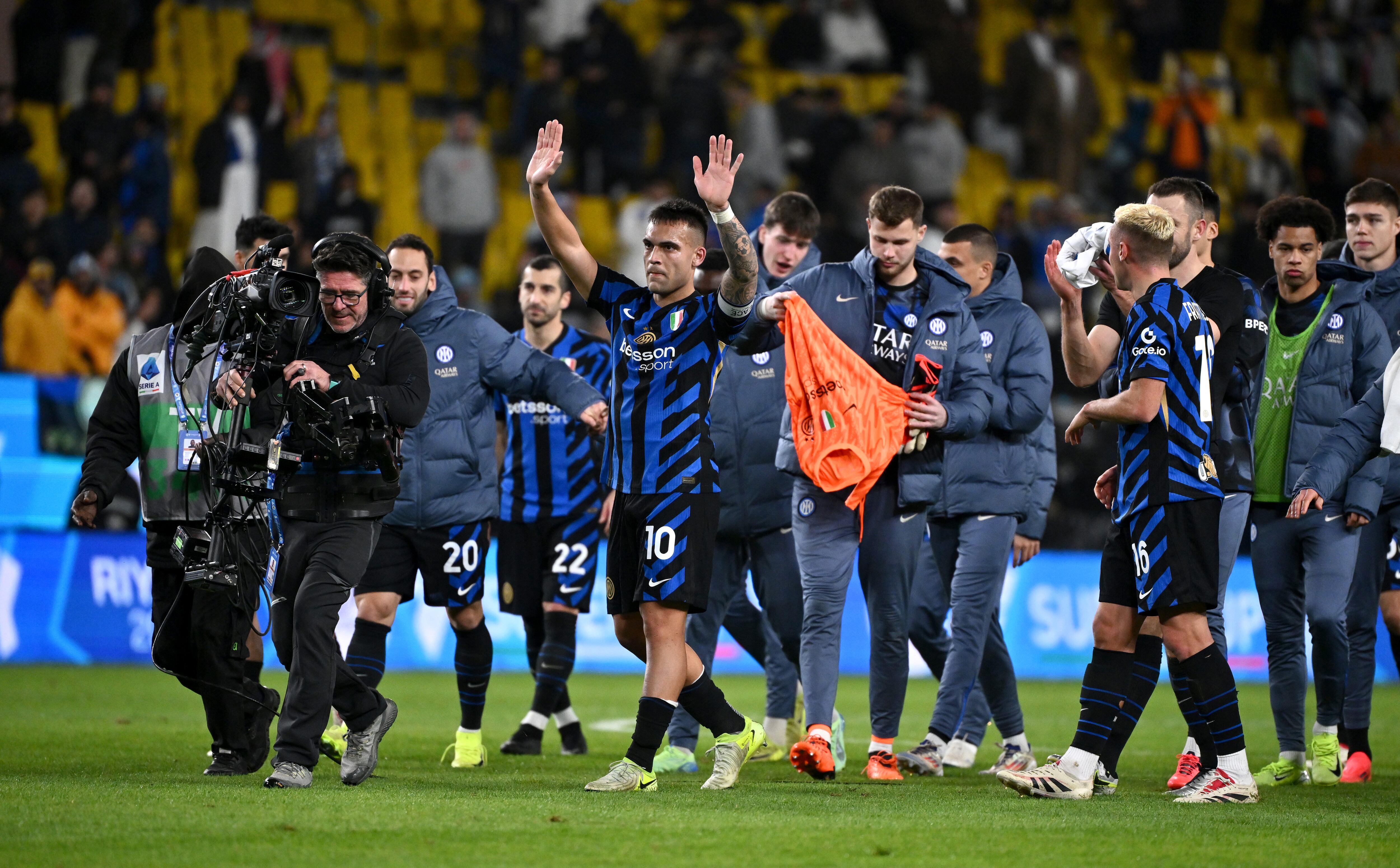 Inter celebra el paso a la final.