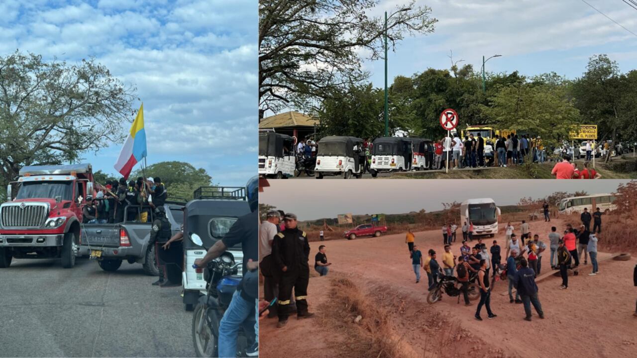 Vías bloqueadas en el Meta amenazan actividades petroleras en la región.