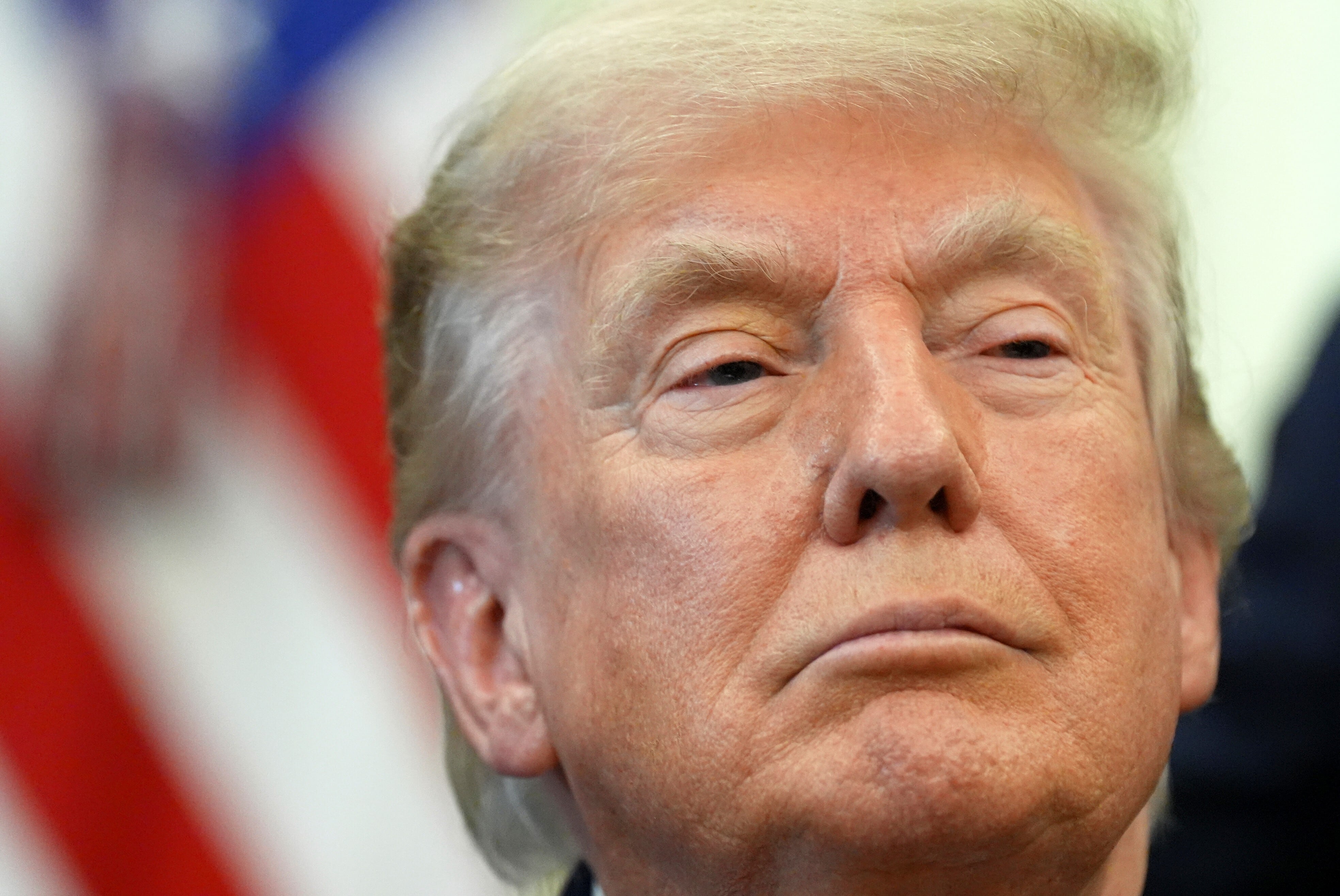 El presidente de Estados Unidos, Donald Trump, en un evento donde firmó una proclamación sobre la industria pesquera.