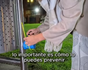 Perros salen heridos por pines en canecas metálicos en Bogotá.