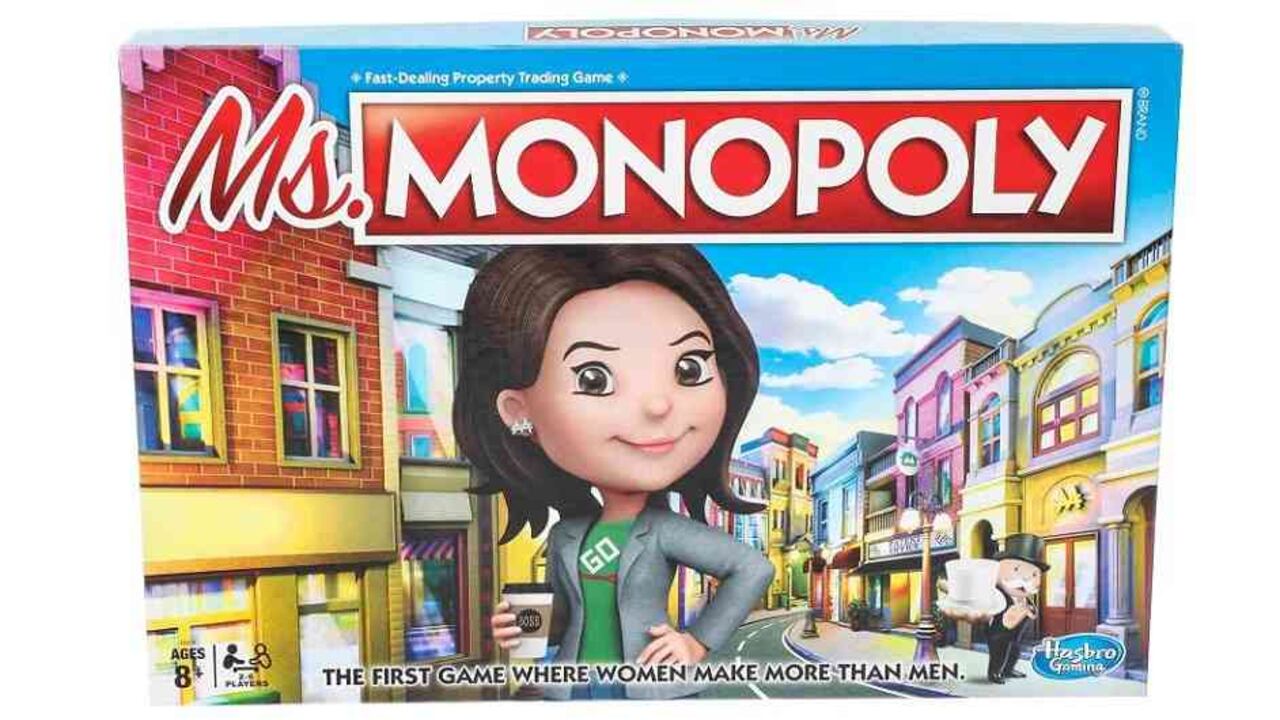 En el nuevo Monopoly, las mujeres ganan más que los hombres.