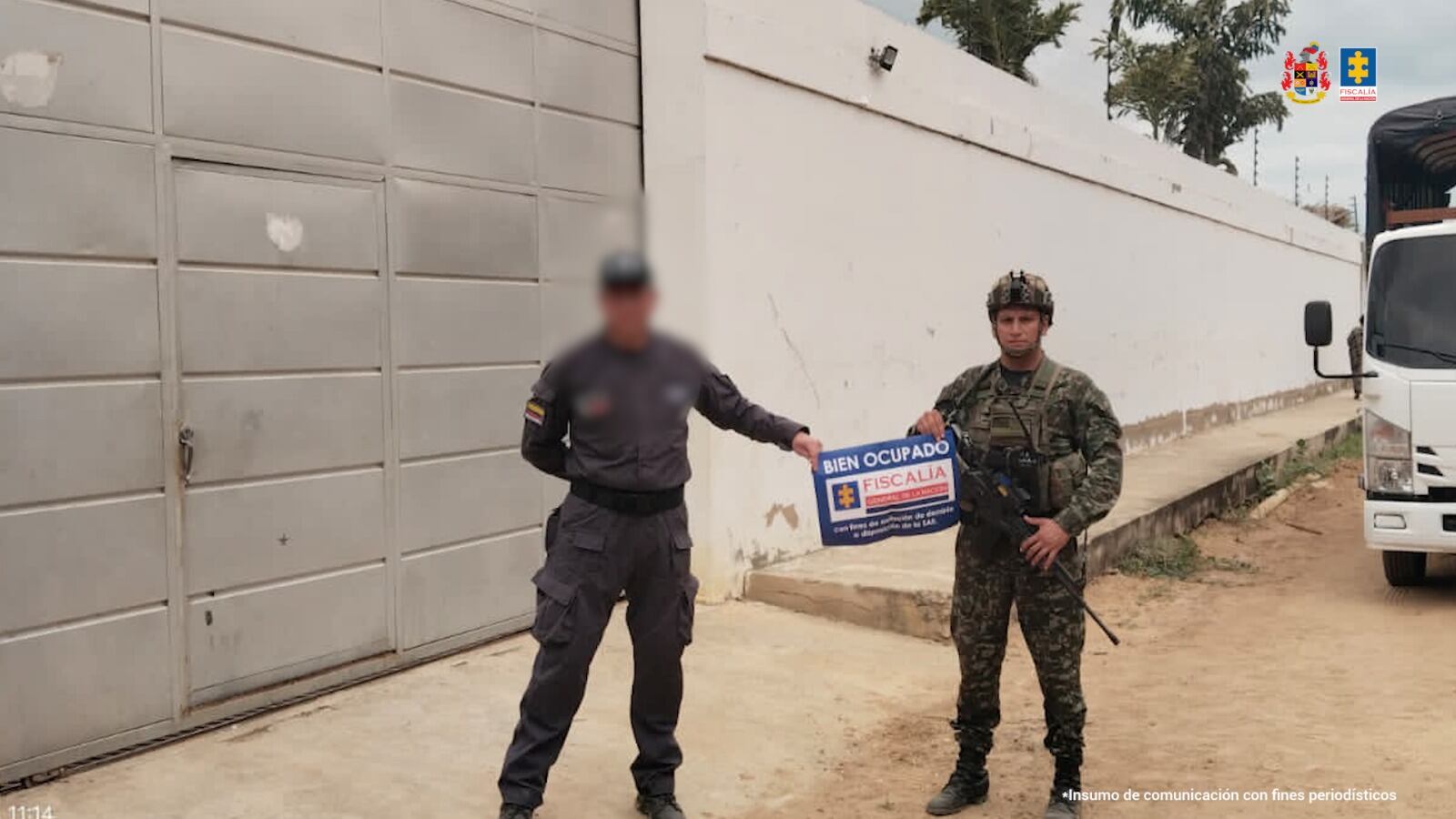 Los bienes fueron ocupados con fines de extinción de dominio en La Guajira y en un operativo de la Fiscalía.