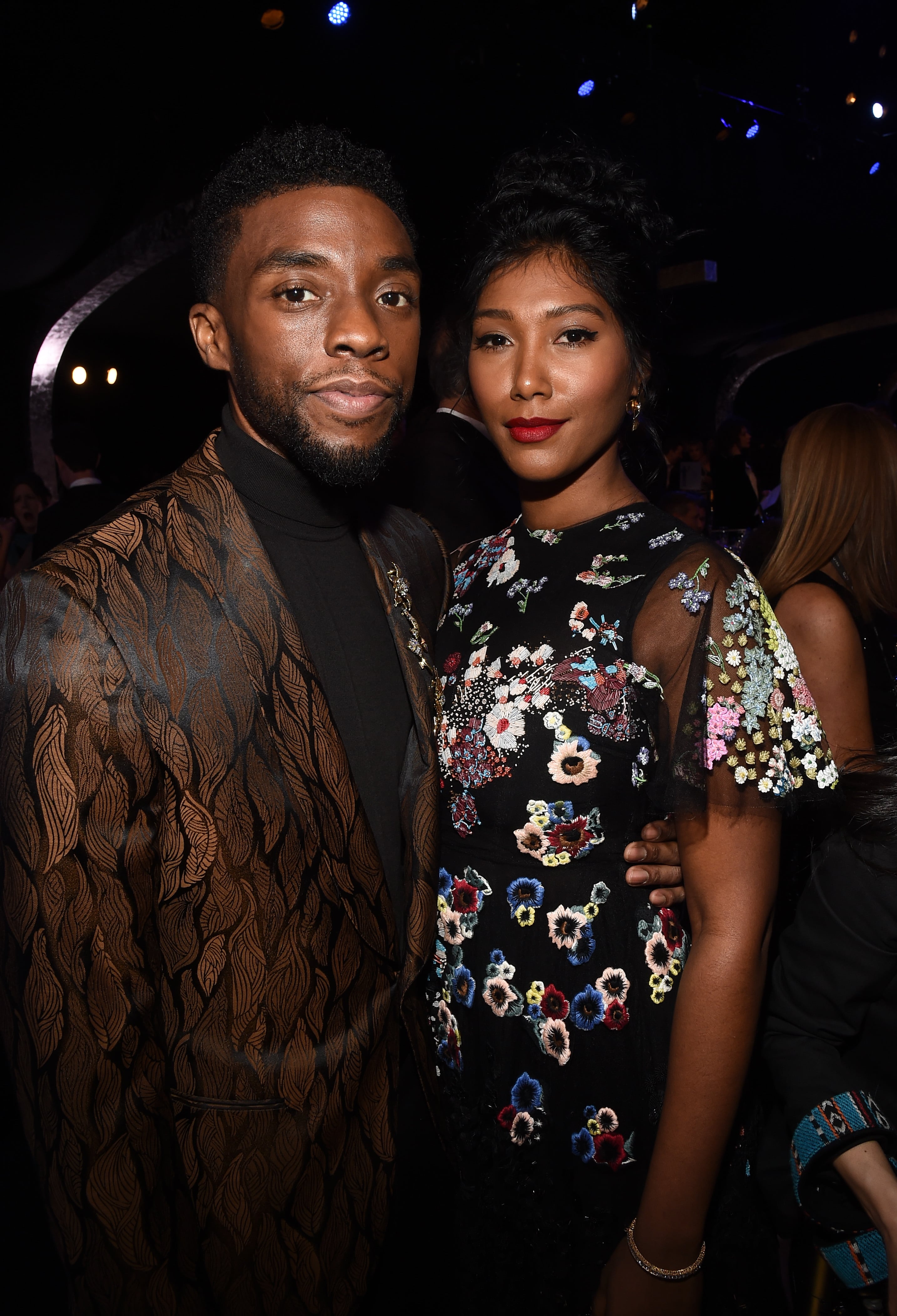 La relación entre Boseman y Ledward empezó en 2015, pero solo se casaron una semana antes del fallecimiento del actor.