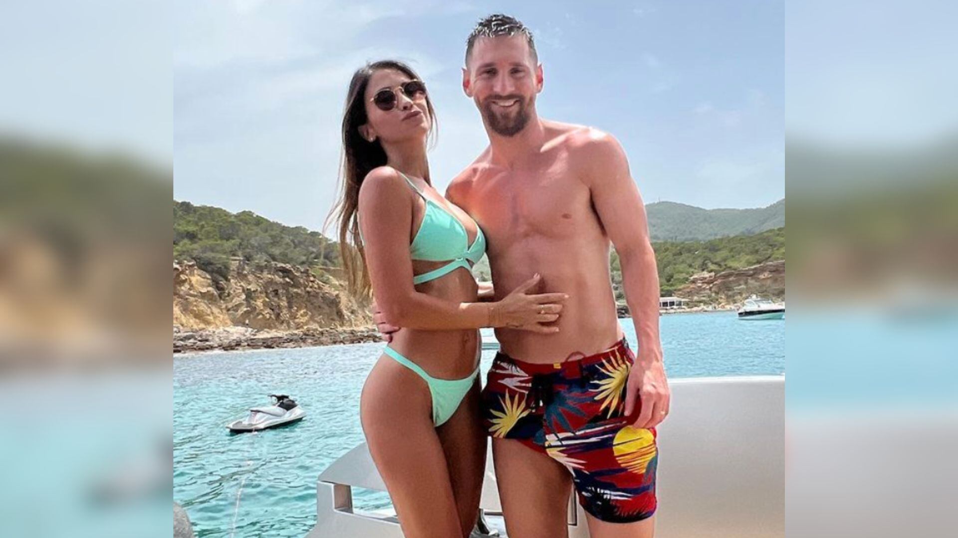 Antonela Roccuzzo y Lionel Messi