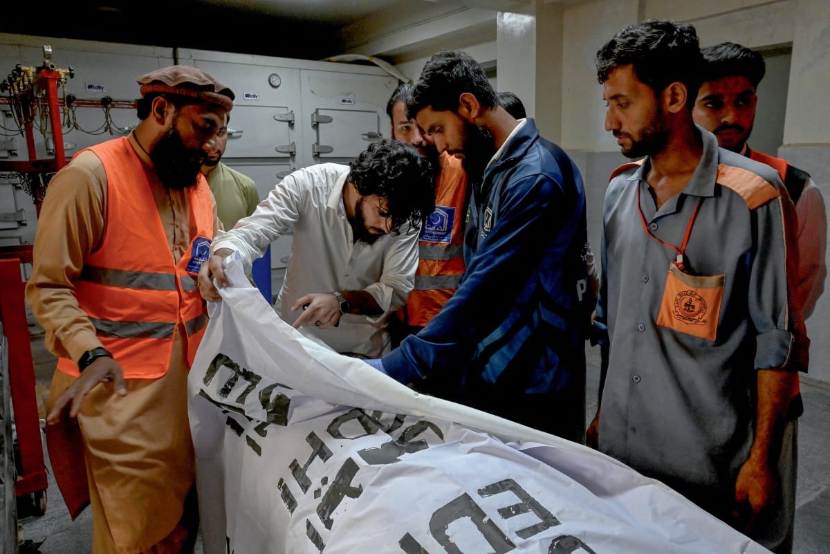 Derrumbe de techo en Pakistán