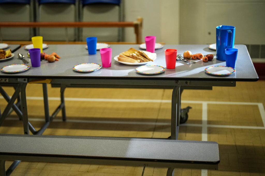 Imagen de referencia de alimentación escolar (Photo by Christopher Furlong/Getty Images)