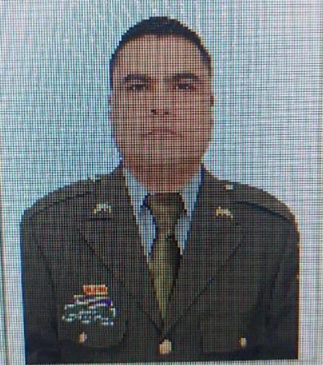 Intendente Christian Adrián García Ruiz, asesinado en Valledupar.