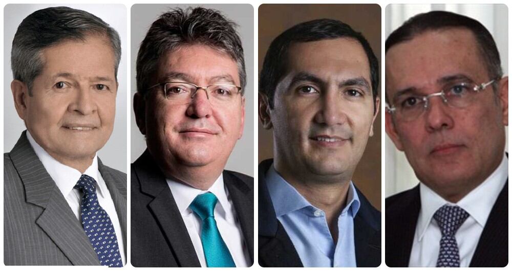 Los precandidatos presidenciales del conservatismo.