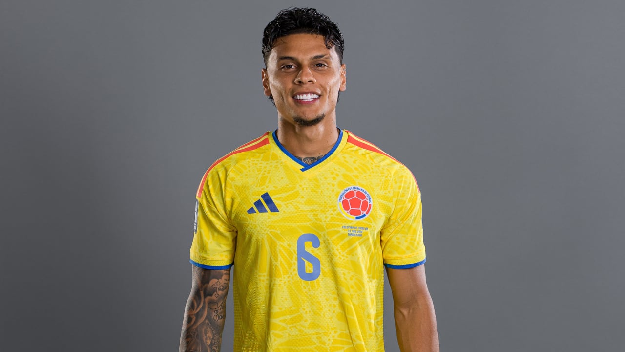 Richard Ríos, jugador de la Selección Colombia.