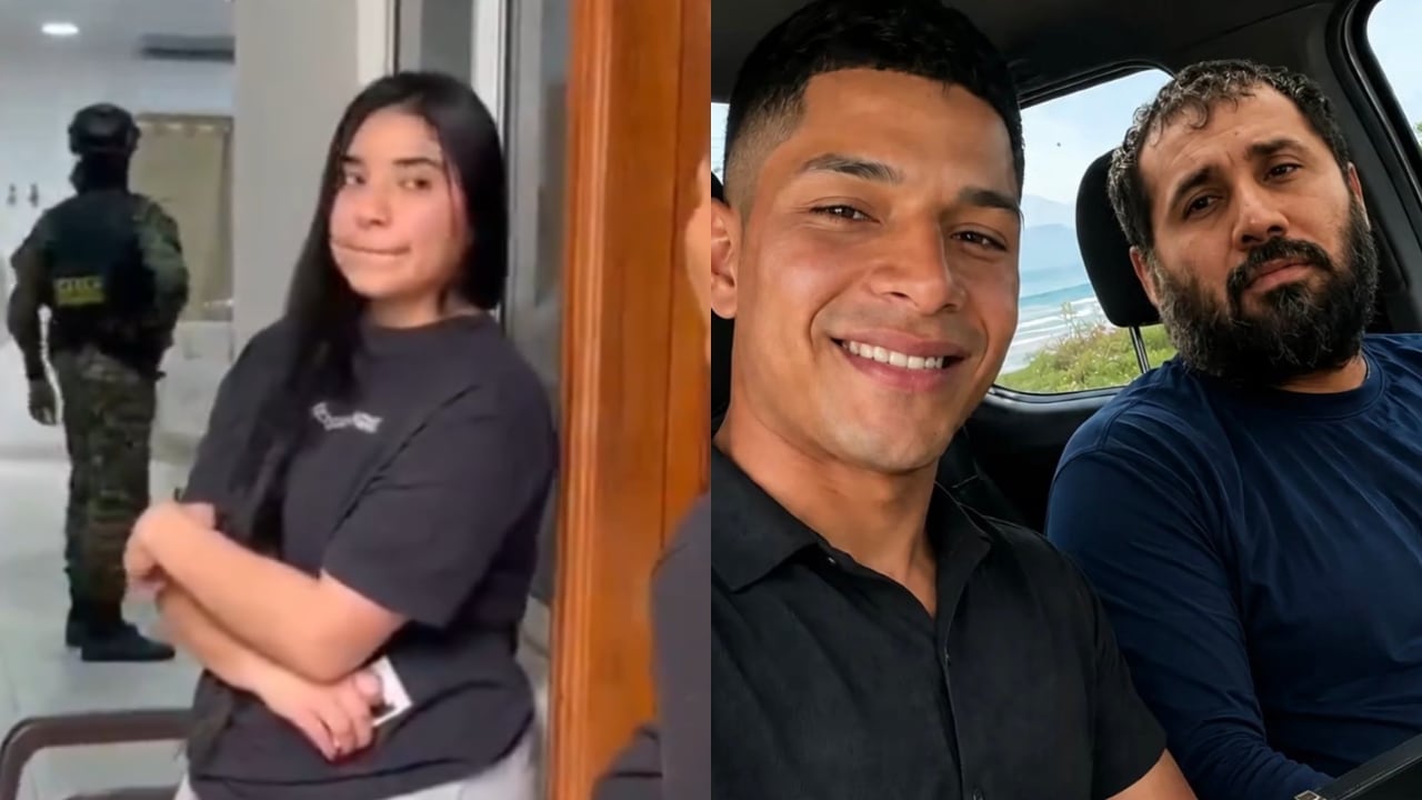 Hija de alias Fito y Bendito Menor junto al delincuente ecuatoriano.