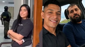 Hija de alias Fito y Bendito Menor junto al delincuente ecuatoriano.