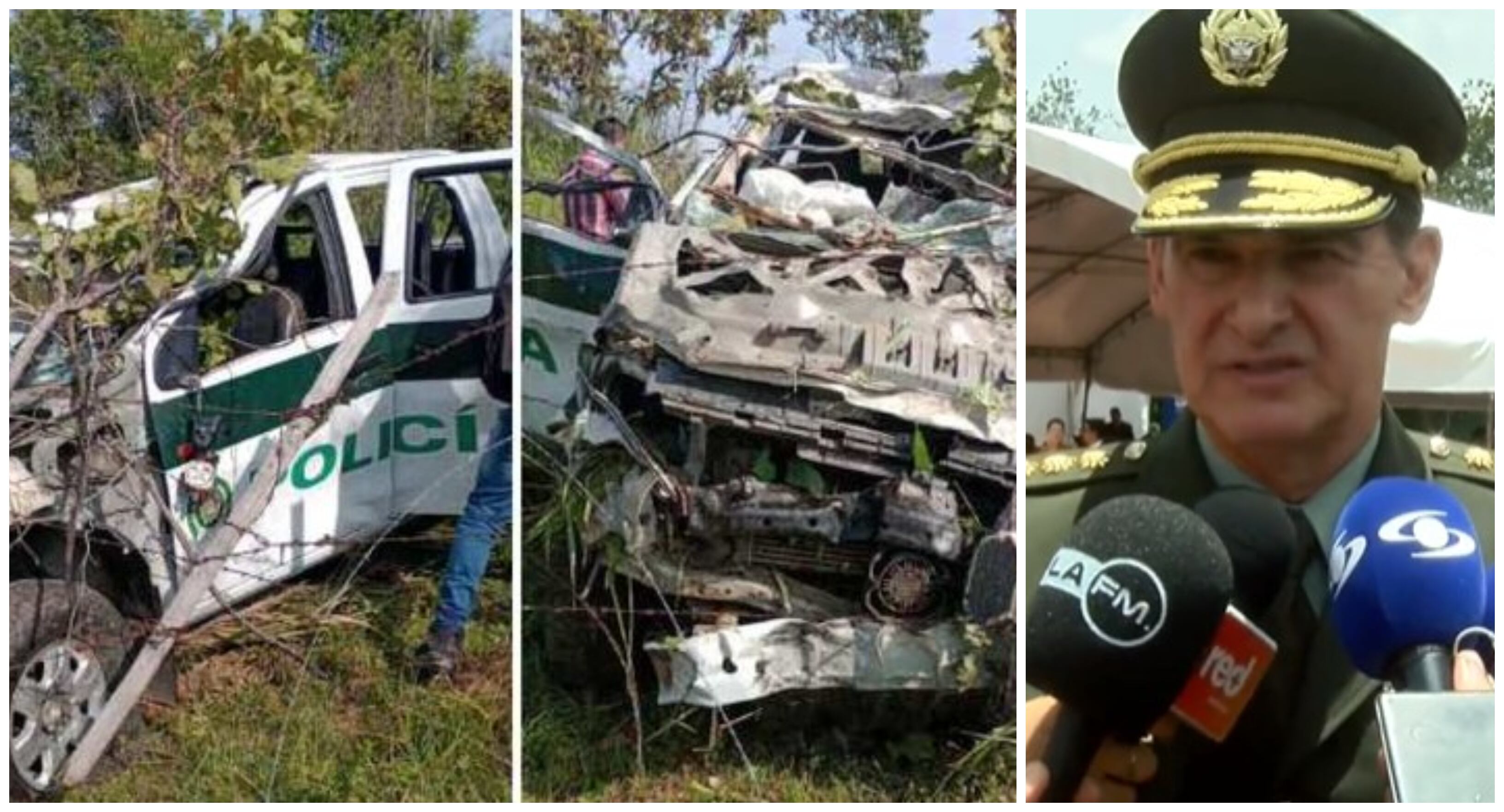 El ataque terrorista con explosivos a una patrulla en la vía se movilizaba de Fuente de Oro a Puerto Lleras, al sur del Meta.