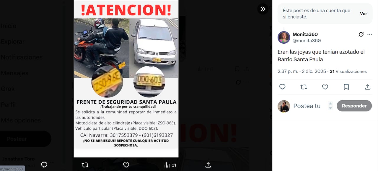 Banda criminal que azotaba el sector de Santa Paula